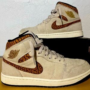 Jordan 1 Mid Brown Elephant